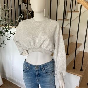 ZARA Cropped Sweatshirt